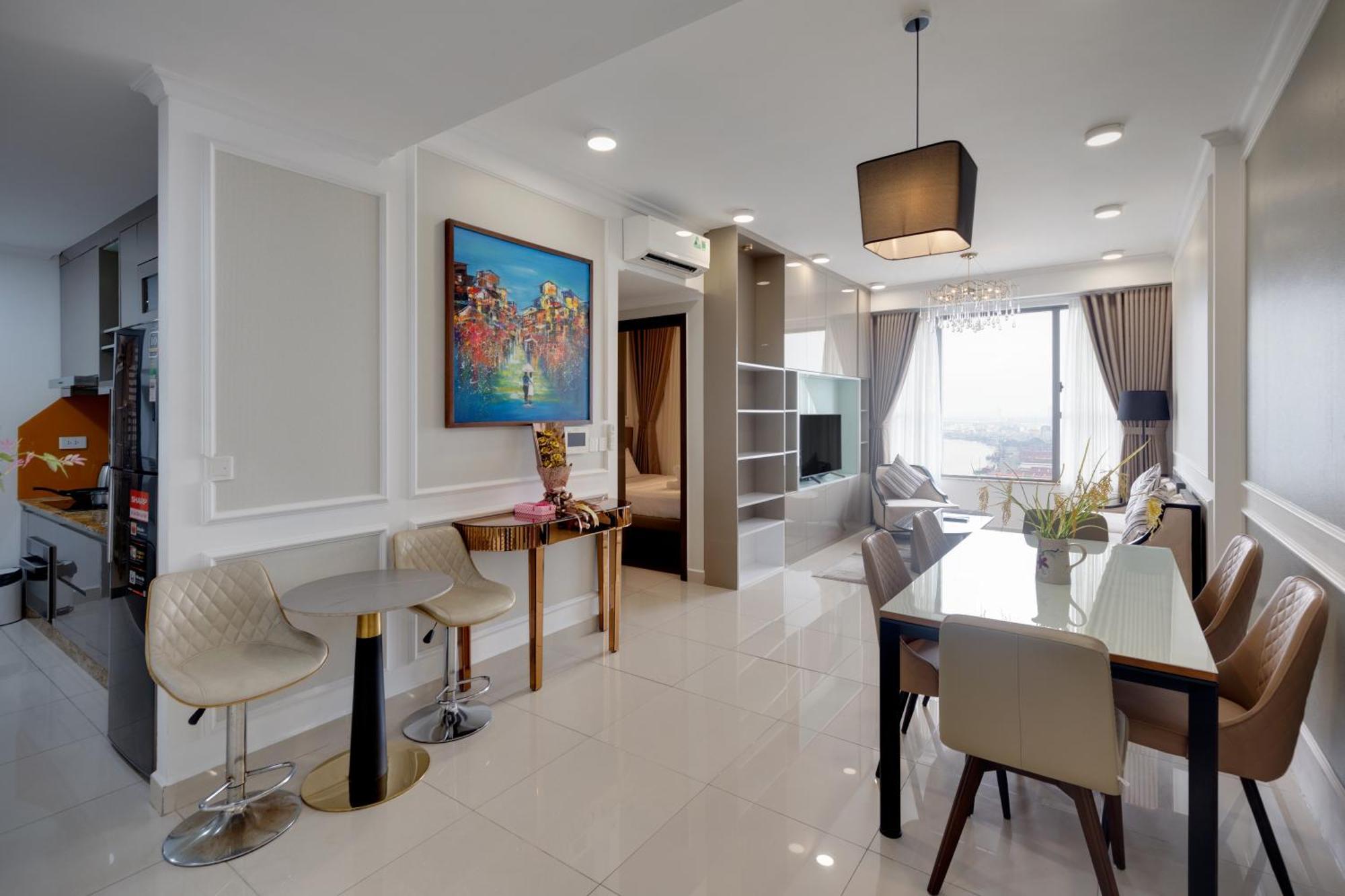 הו צ'י מין סיטי Smile Home - Saigonroyal - Tresor Apartment - Center District 4 מראה חיצוני תמונה